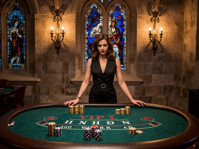 VIP Live Blackjack Tisch in mittelalterlicher Schlosshalle - Yep Casino Live Casino